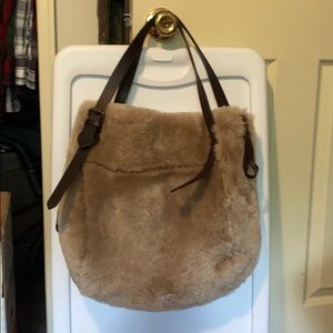 Holding Horses Lamb Fur Bag